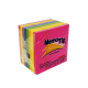 Post its fluorescentes 3 x 3inch mini cubo